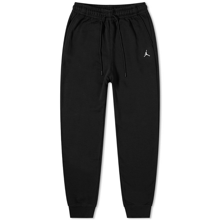 Photo: Air Jordan Men's Essential Fleece Pant in Black/White