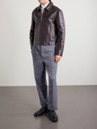 Thom Browne - Leather Jacket - Brown