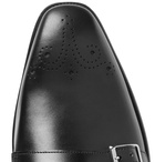 Kingsman - George Cleverley Mark Leather Monk-Strap Shoes - Black