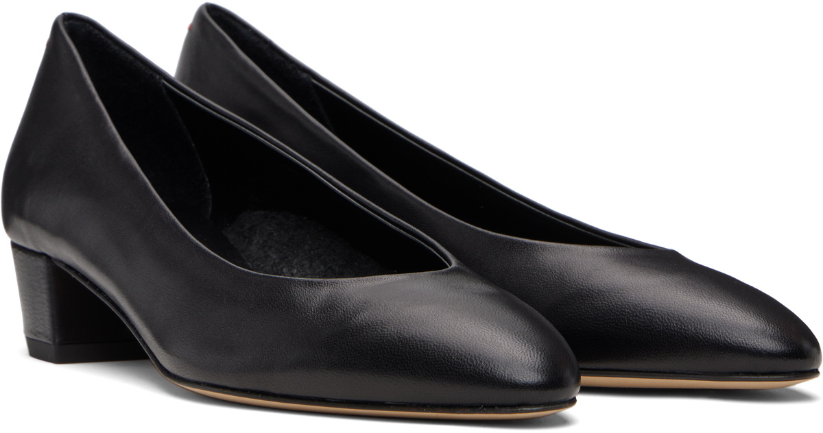 Aeyde Black Helia Low-Cut Heels