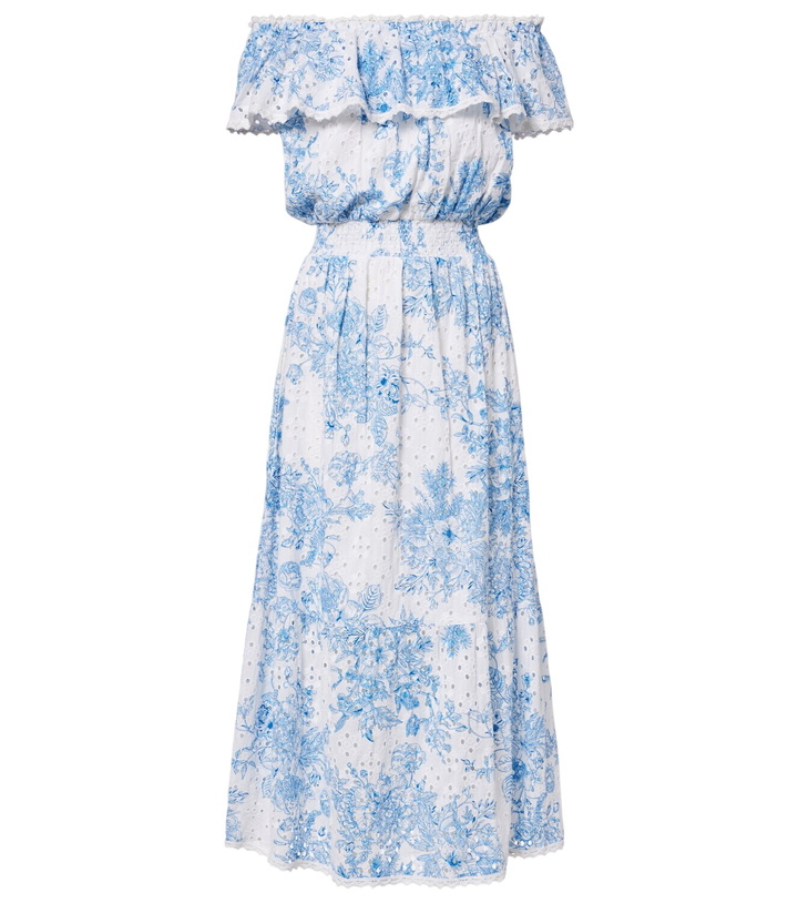 Photo: Melissa Odabash Larna printed cotton midi dress