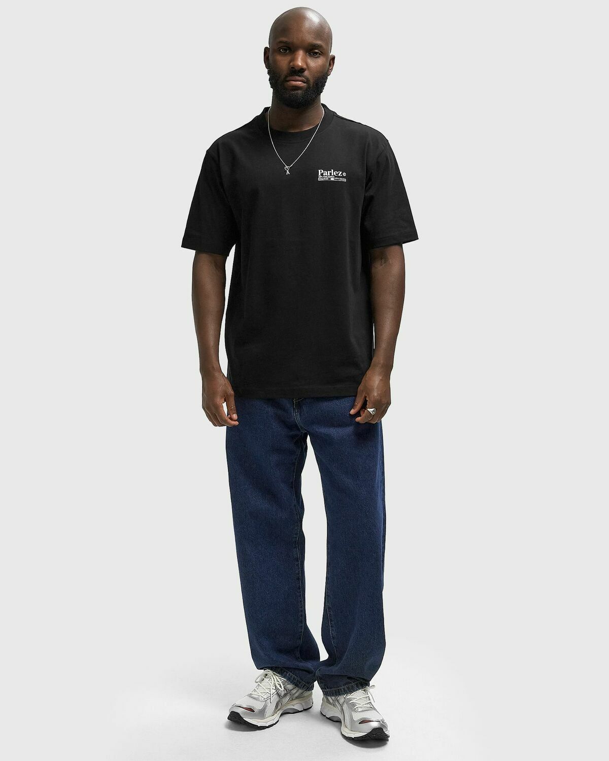 Parlez Pomme Tee Black Mens Shortsleefe