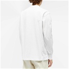 Napapijri Men's Long Sleeve Box Logo T-Shirt in Bright White