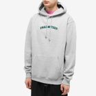 Pass~Port Men's Sham Embroidery Hoody in Ash