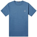 Fred Perry Men's Ringer T-Shirt in Midnight Blue