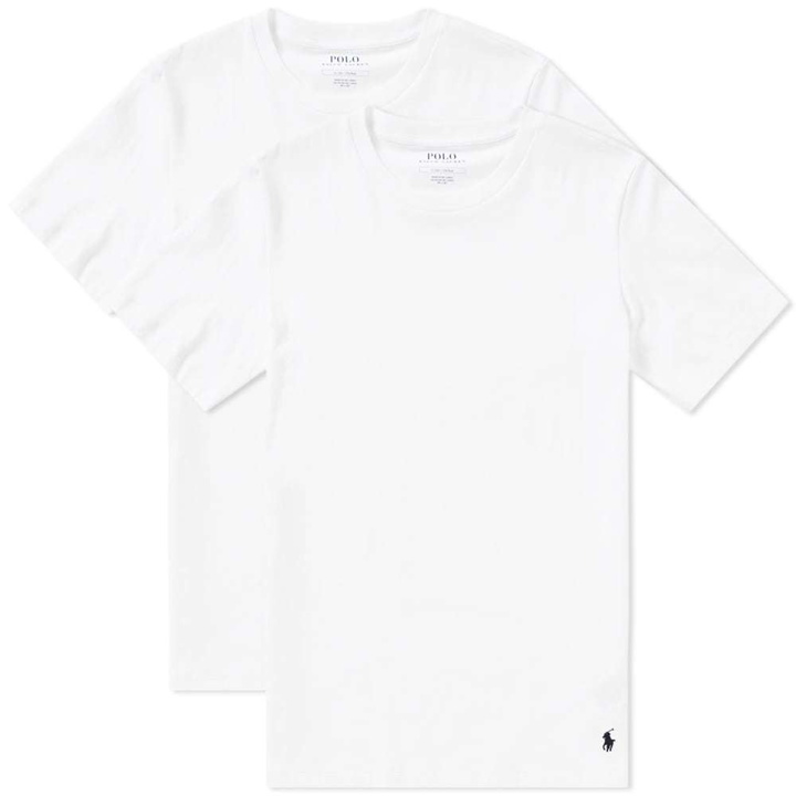 Photo: Polo Ralph Lauren Crew Base Layer Tee - 2 Pack White