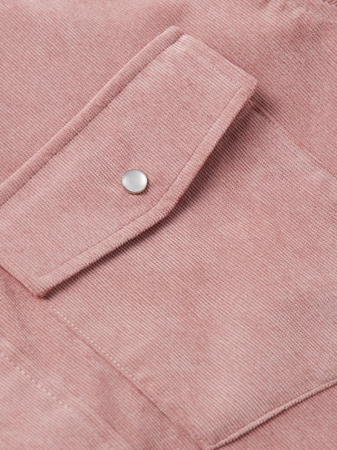 Séfr - Maurice Corduroy Overshirt - Pink
