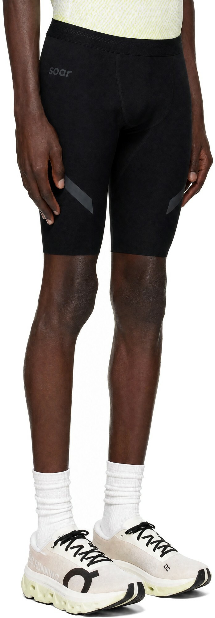 Soar Running Black Half Tights Running Shorts