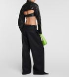 Coperni Cutout faux leather biker jacket