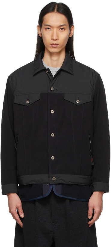 Photo: Comme des Garçons Homme Black Polartec® Fleece Jacket