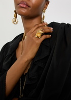Chloe Floral Sculpted Ring Gold