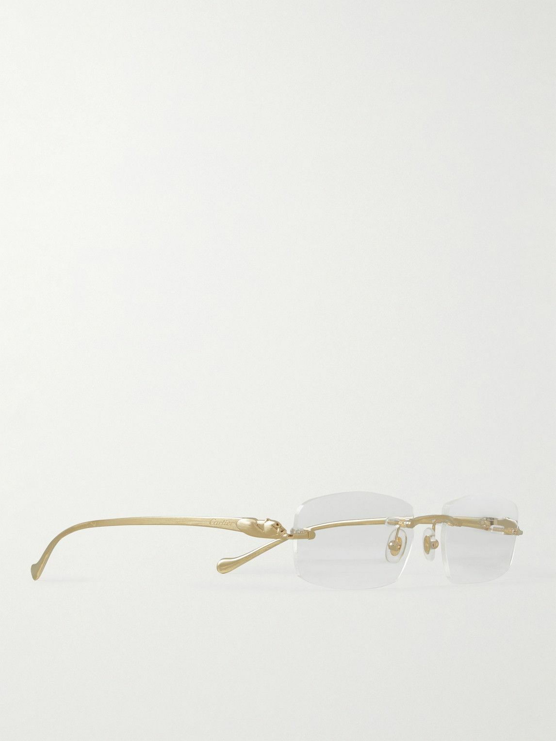 Cartier Eyewear - Frameless Gold-Tone Optical Glasses Cartier