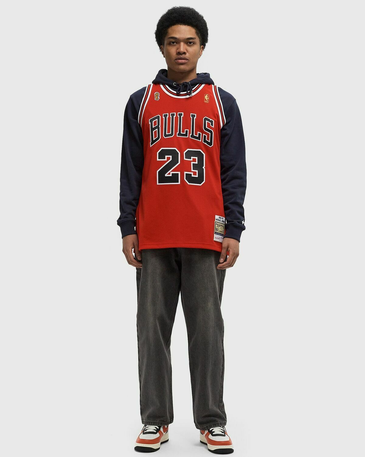 Mitchell & Ness NBA DARK JERSEY CHICAGO BULLS 1996 MICHAEL JORDAN #23 Red Men