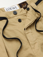 LOEWE - Paula's Ibiza Pleated Linen and Cotton-Blend Trousers - Neutrals