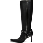 Balenciaga Black City Harness Tall Boots