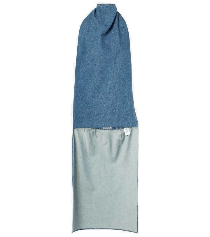 Photo: Alaïa Caped denim top