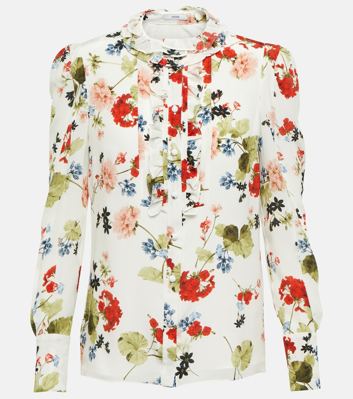 Erdem - Constance floral silk blouse Erdem