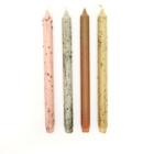 ferm LIVING Mura Candles - Set of 4 in Mixed 