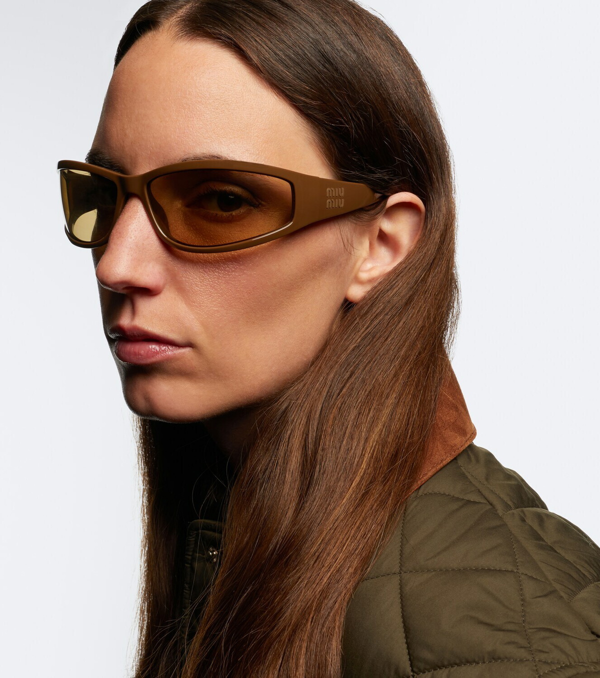 Miu Miu Signature rectangular sunglasses