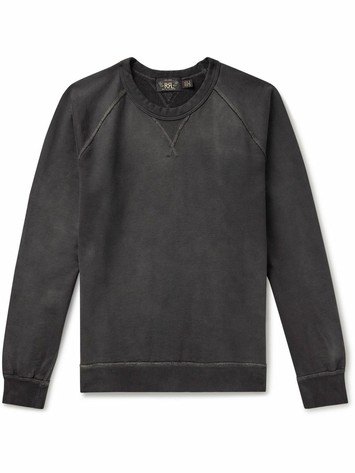 RRL - Cotton-Jersey Sweatshirt - Black RRL