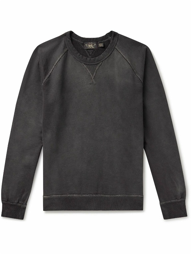 Photo: RRL - Cotton-Jersey Sweatshirt - Black