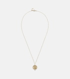 Persée Lucky Charm Horseshoe 18kt gold necklace with diamonds