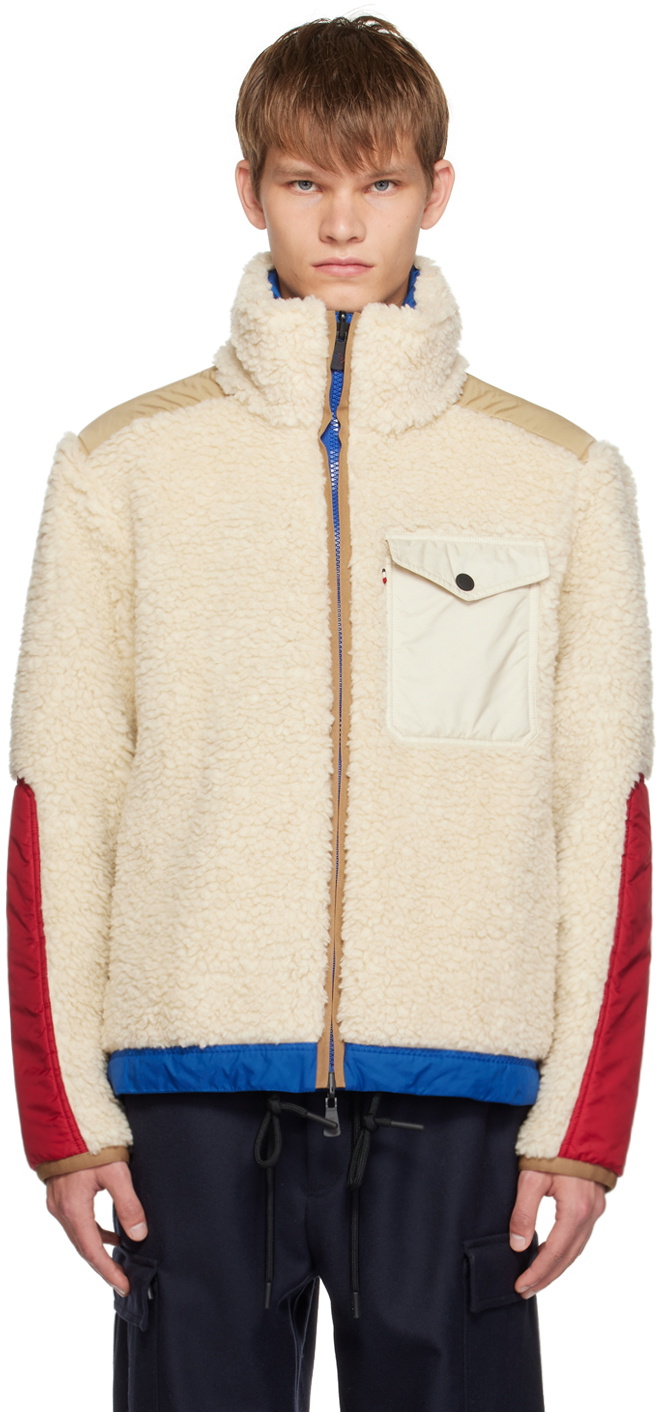 Moncler Grenoble White Plattiers Reversible Down Jacket Moncler