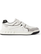 Valentino - Valentino Garavani Roman Stud Quilted Leather Sneakers - White