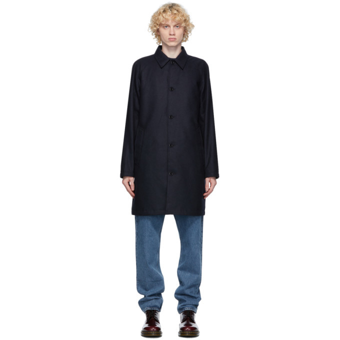 Norse Projects Reversible Black and Navy Svalbard Gore-Tex® Infinium ...