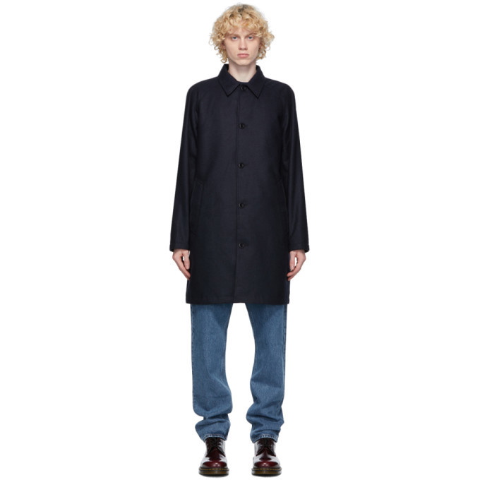 Photo: Norse Projects Reversible Black and Navy Svalbard Gore-Tex® Infinium Coat