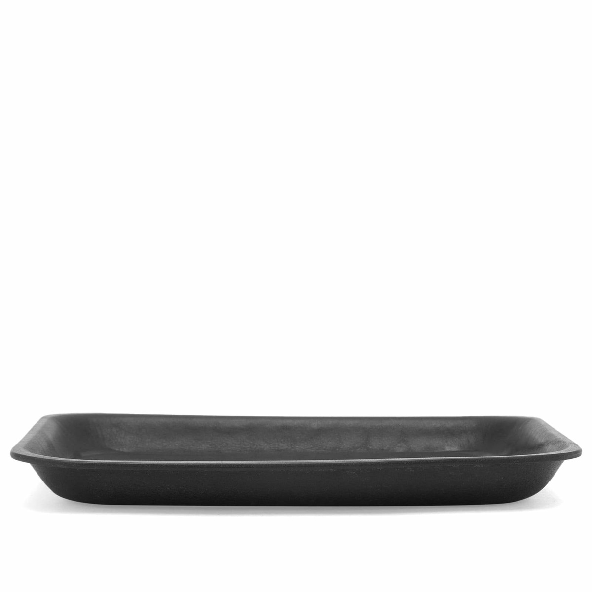 Hender Scheme Leather Tray - Medium in Black 