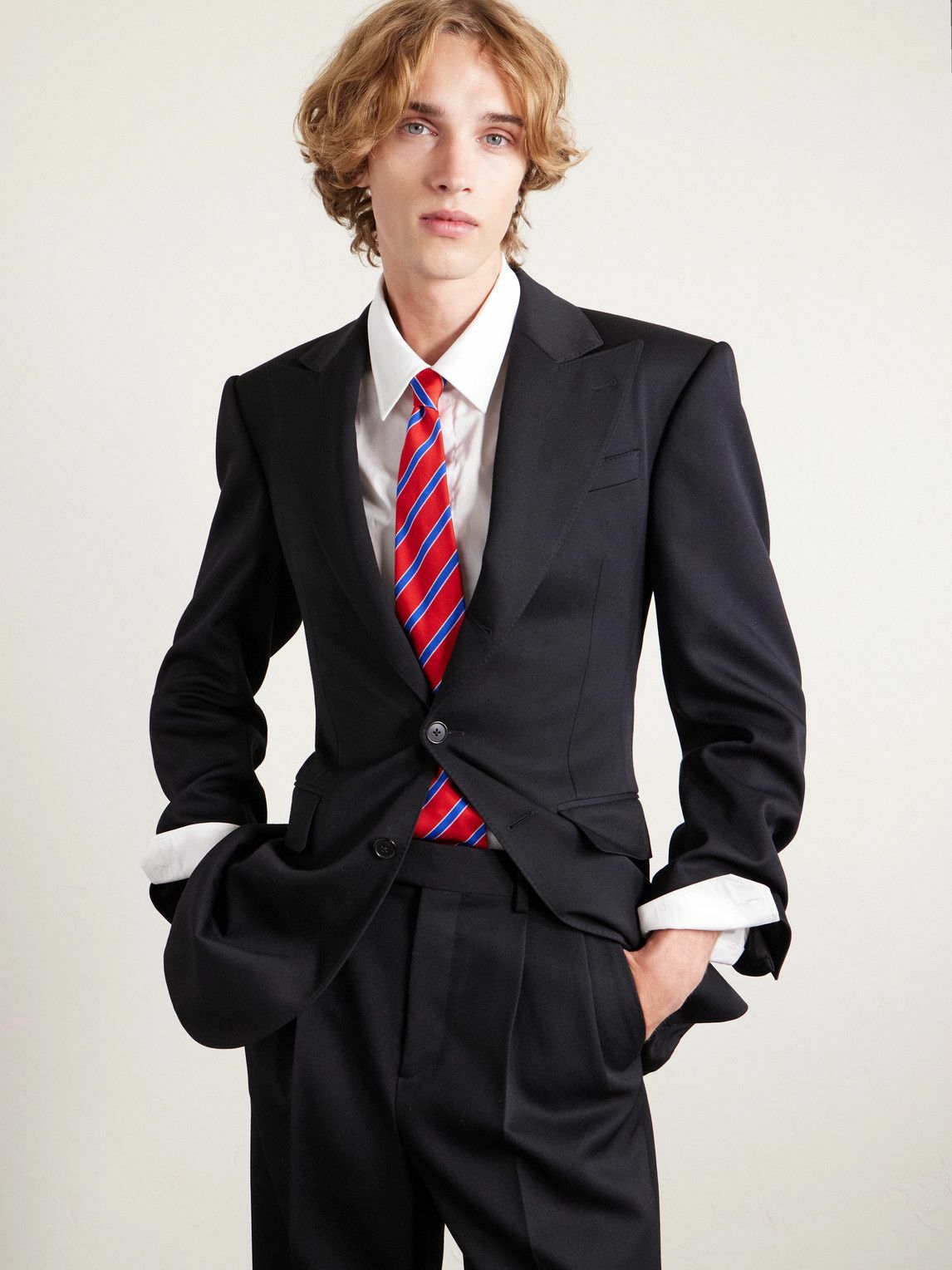 CELINE - 8.5cm Striped Silk-Twill Tie