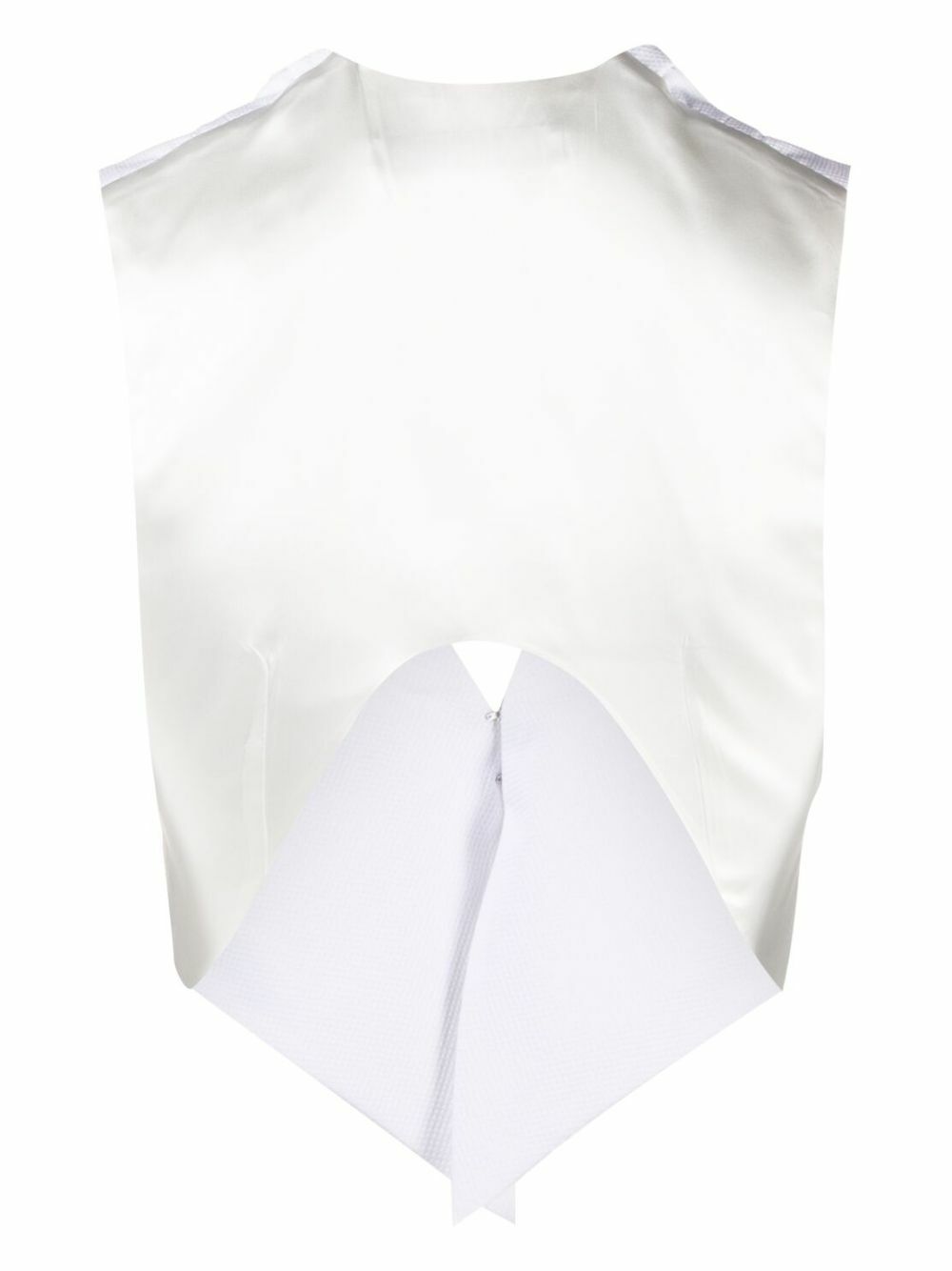 Sinead O'Dwyer White Organic Cotton Waistcoat
