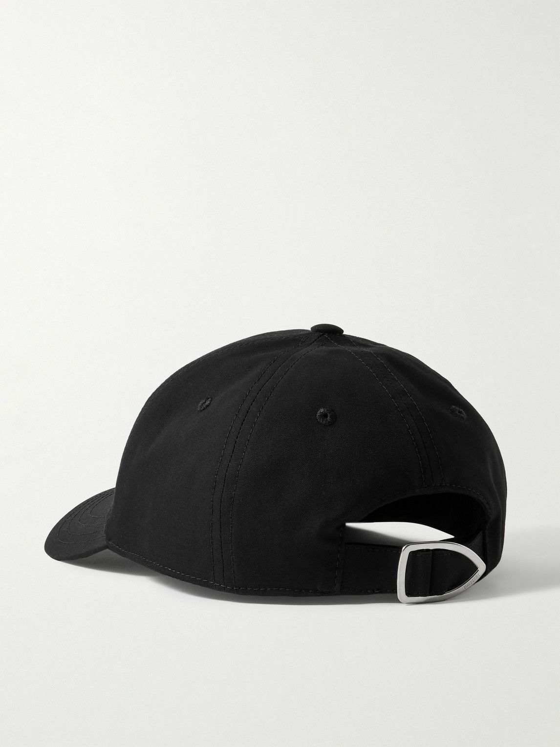 Burberry - Logo-Embroidered Cotton-Twill Baseball Cap - Black