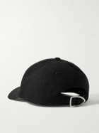 Burberry - Logo-Embroidered Cotton-Twill Baseball Cap - Black