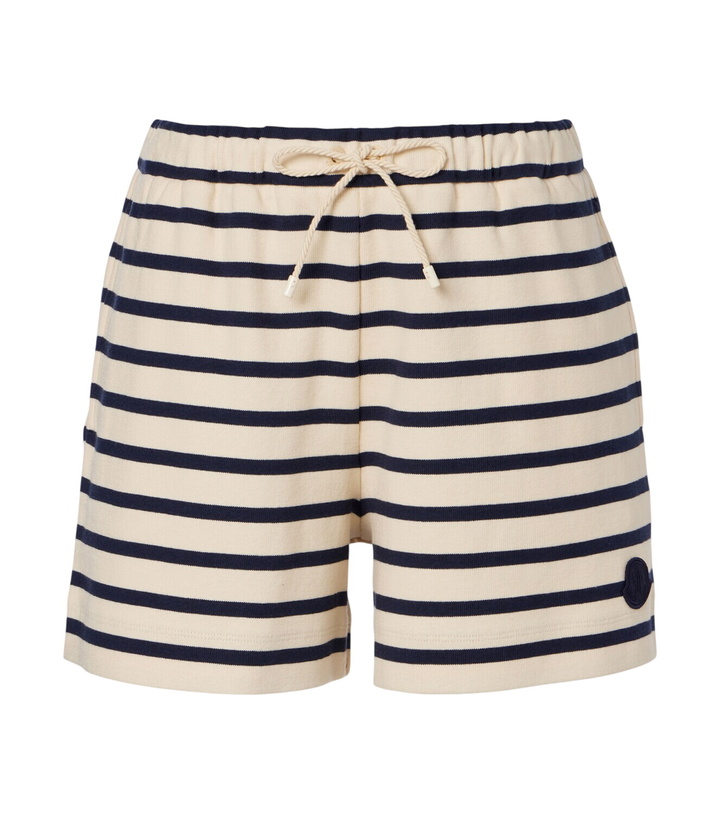 Photo: Moncler Striped cotton jersey shorts