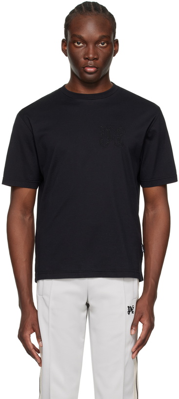 Photo: Palm Angels Black Monogram Slim T-Shirt