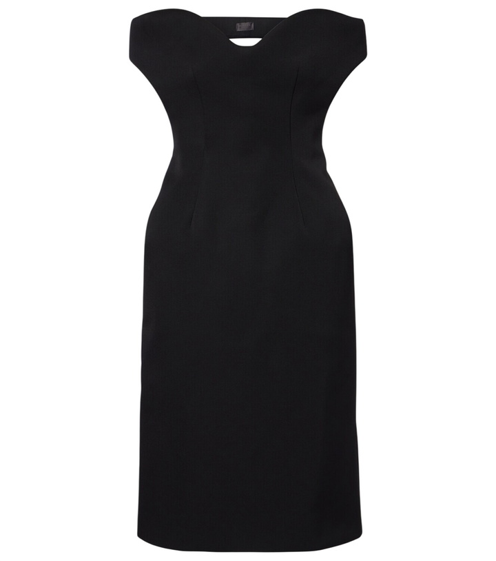 Mugler Black & White Star Print Dress Mugler