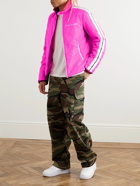 Palm Angels - Logo-Print Striped Padded Shell Track Jacket - Pink