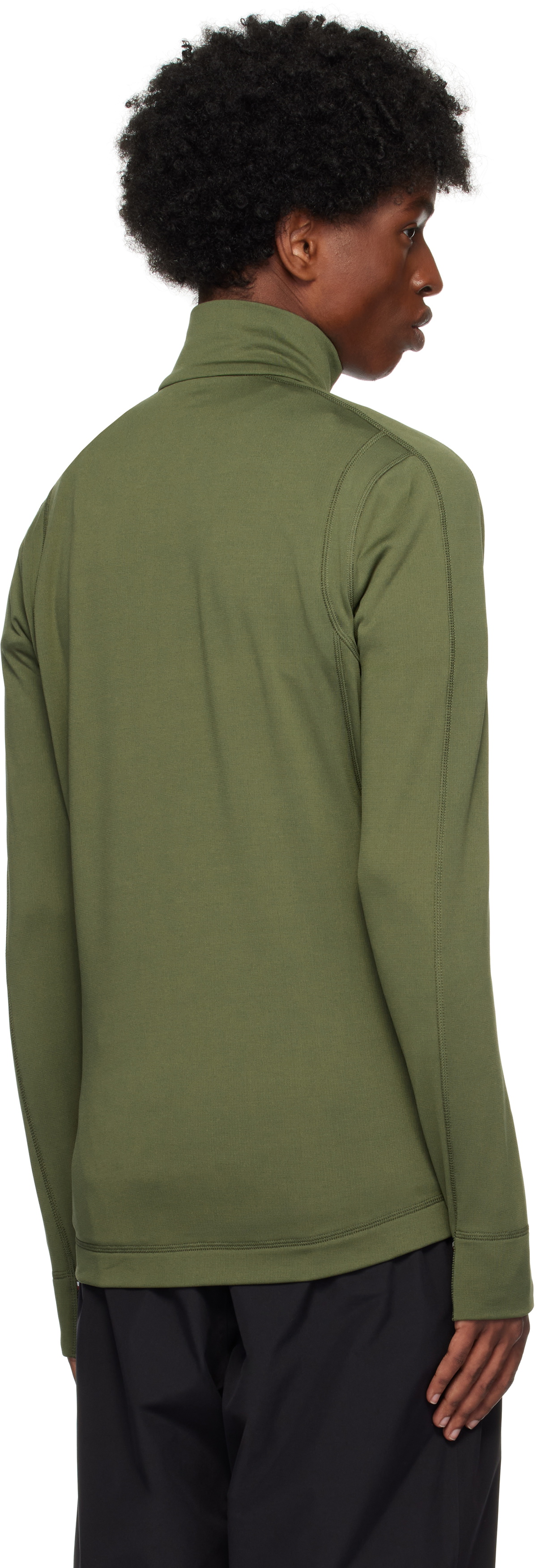 Moncler Grenoble Khaki Maglia Lupetto Sweater Moncler Grenoble
