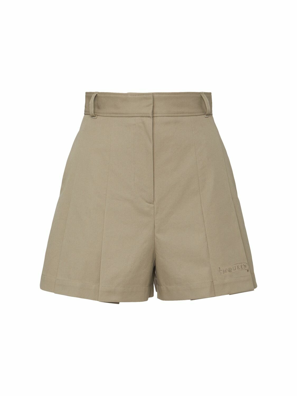 パンツ ALEXANDER MCQUEEN Dove Grey Cotton Shorts Alexander McQueen Dove Grey Cotton Shorts - Dove Grey