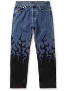 Vetements - Printed Jeans - Blue