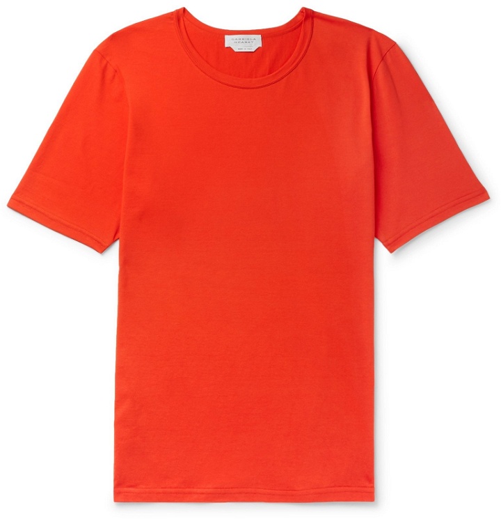 Photo: Gabriela Hearst - Banderia Cotton-Jersey T-Shirt - Orange