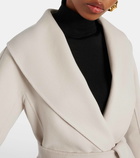 'S Max Mara Messi virgin wool wrap coat