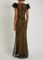 DE LA Vali Nephele Lace Maxi Dress Black