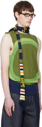Edward Cuming Green Vortex Tank Top