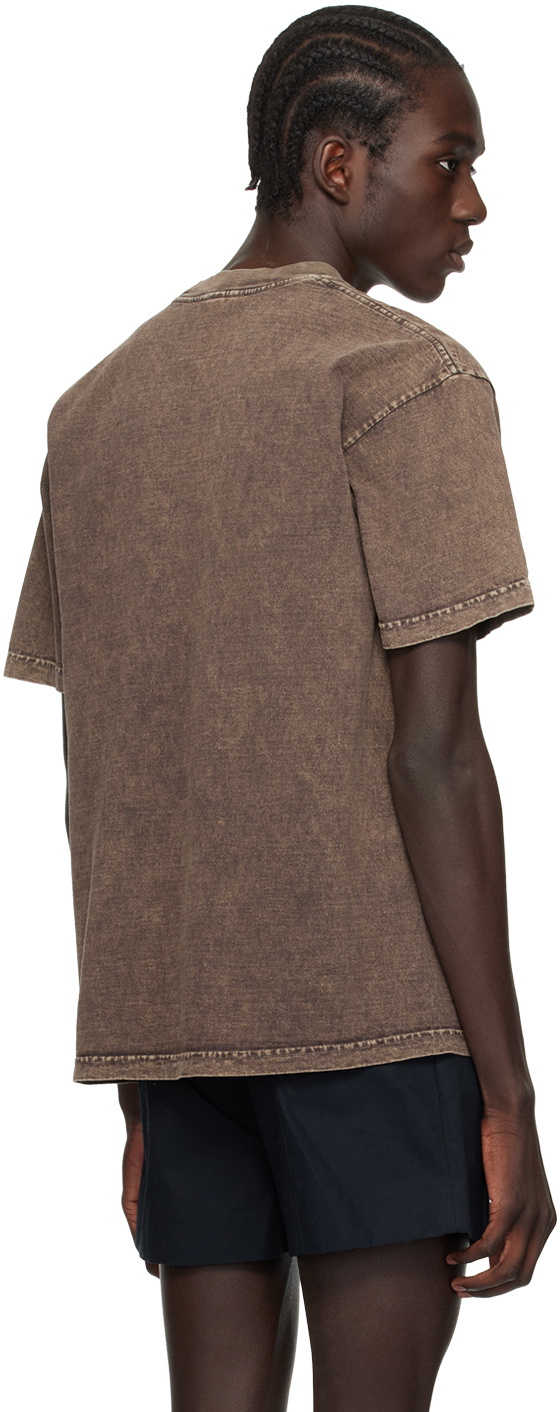 K.NGSLEY Brown 'BUSHWICK' T-Shirt