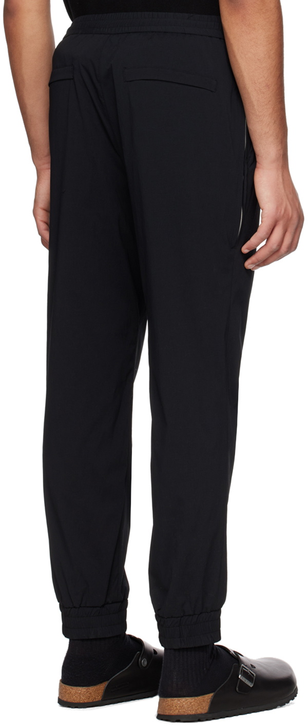 City Chic Black Drawstring Cuffed Trousers | Evans