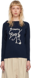 S.S.Daley Navy 'Bunny Boy' Long Sleeve T-Shirt