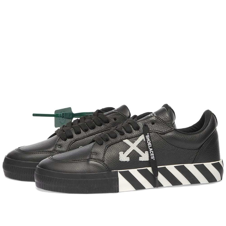 Photo: Off-White Low Vulcanised Calf Leather Sneaker